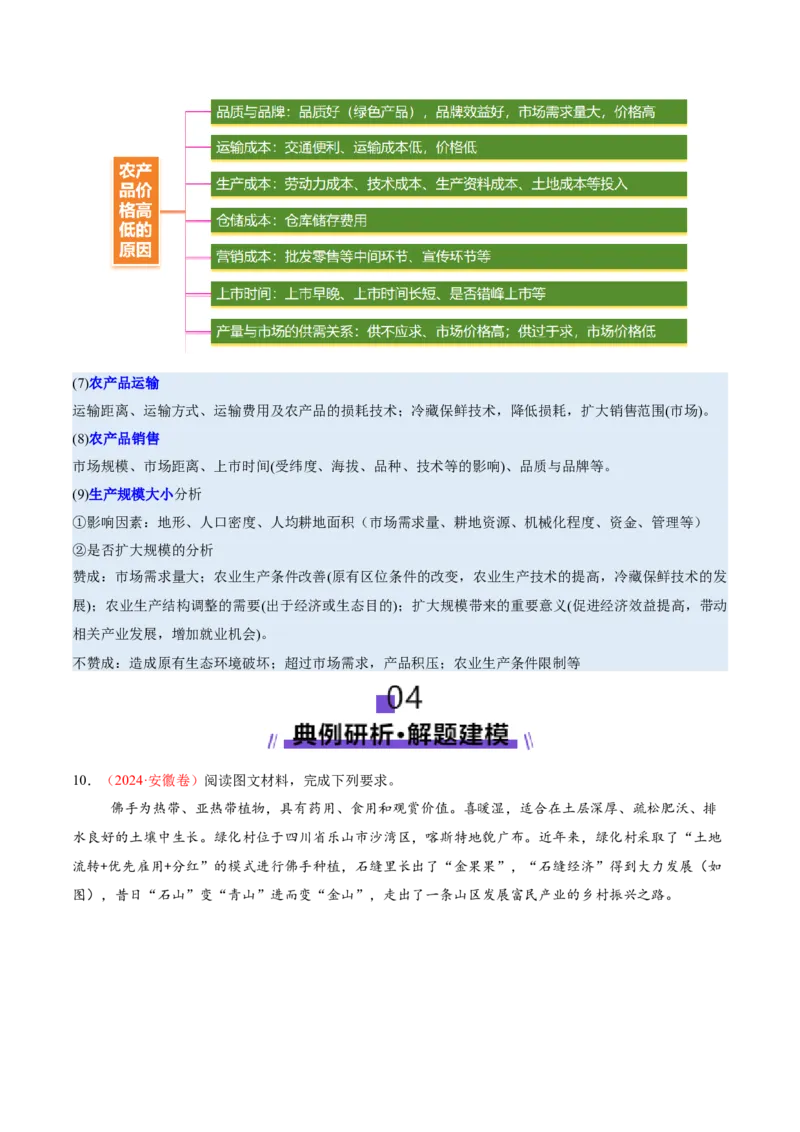 专题09产业区位与产业发展（讲义）（解析版）_2025年新高考资料_二轮复习_01高考语文等多个文件_上好课2025年高考地理二轮复习讲练测（新高考通用）_第一部分专题突破