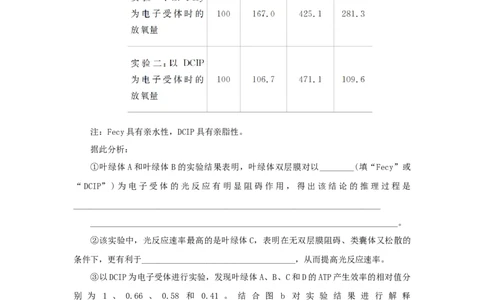 2023版新教材高考生物微专题小练习专练26光合作用的过程202208091191_通用版（老高考）复习资料_2023年复习资料_一轮复习_2023届高考生物一轮微专题100练