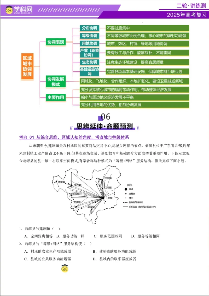 专题08人口与城市（讲义）（解析版）_2025年新高考资料_二轮复习_上好课2025年高考地理二轮复习讲练测（新高考通用）3381954
