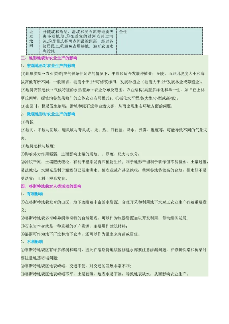 专题05地质地貌（讲义）（解析版）_2025年新高考资料_二轮复习_2025年高三地理高考二轮复习专项提升（新高考通用）3405802_二轮讲义