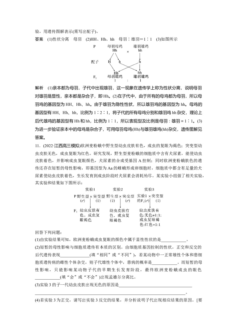 2023年高考生物一轮复习（全国版）第5单元第2课时　基因分离定律重点题型突破_通用版（老高考）复习资料_2023年复习资料_一轮复习_2023年高考生物一轮复习讲义+课件（全国版）