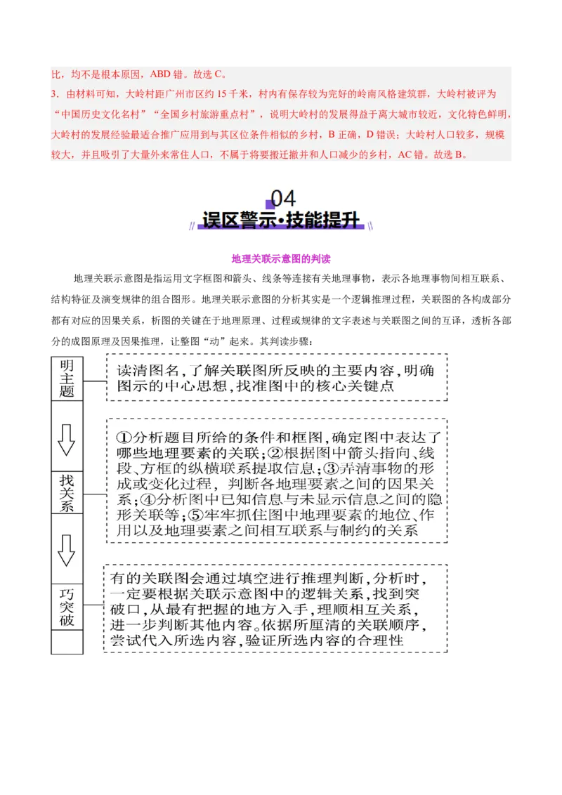 专题04图表攻略（讲义）（解析版）_2025年新高考资料_二轮复习_01高考语文等多个文件_上好课2025年高考地理二轮复习讲练测（新高考通用）_第二部分题型突破