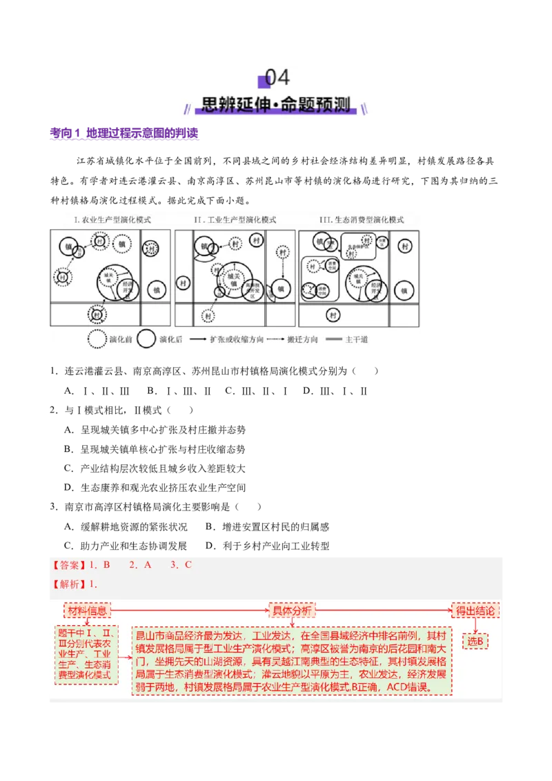 专题04图表攻略（讲义）（解析版）_2025年新高考资料_二轮复习_01高考语文等多个文件_上好课2025年高考地理二轮复习讲练测（新高考通用）_第二部分题型突破