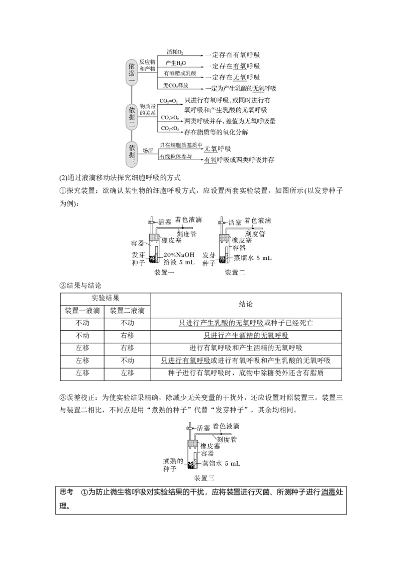 2023年高考生物一轮复习（全国版）第3单元第3课时　细胞呼吸的方式和过程_通用版（老高考）复习资料_2023年复习资料_一轮复习_2023年高考生物一轮复习讲义+课件（全国版）