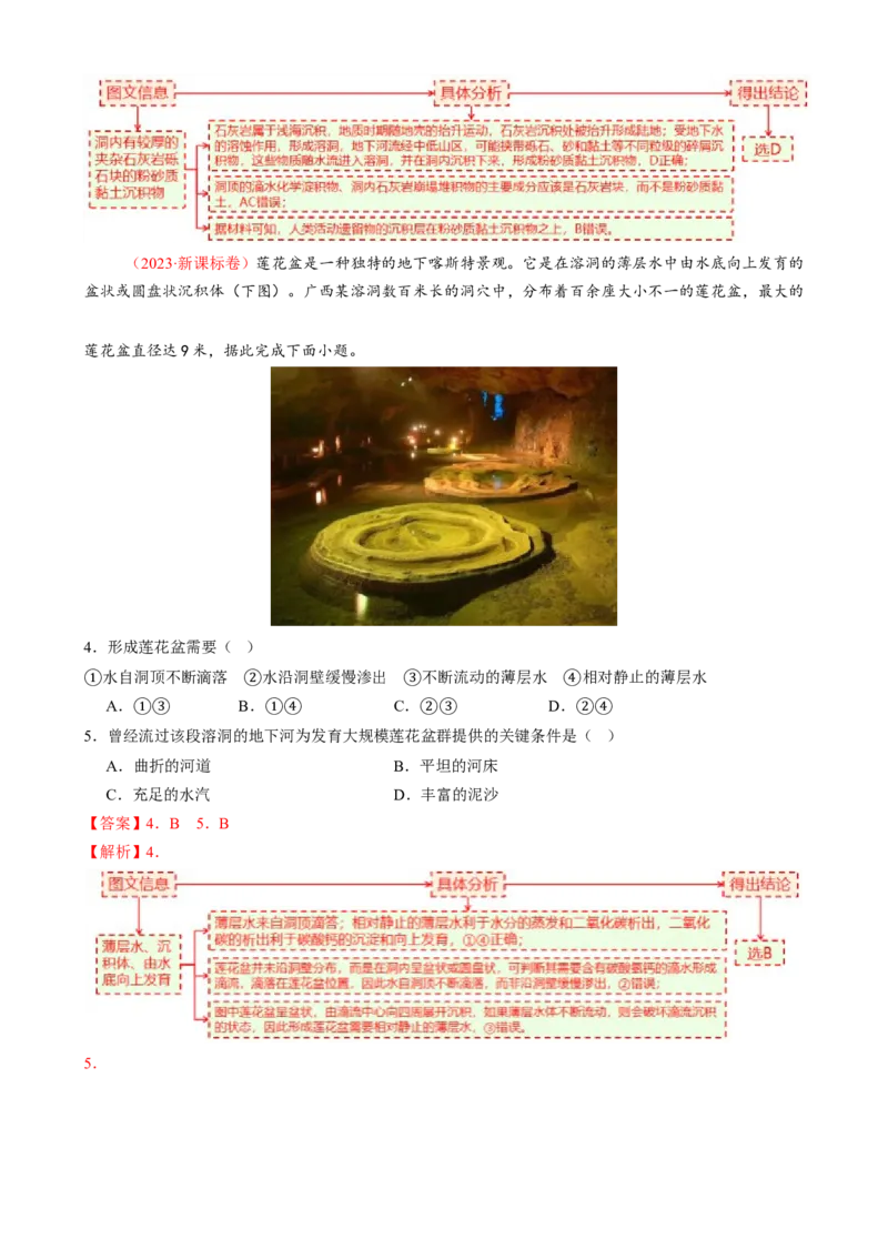 专题05地质地貌（讲义）（解析版）_2025年新高考资料_二轮复习_01高考语文等多个文件_上好课2025年高考地理二轮复习讲练测（新高考通用）_第一部分专题突破