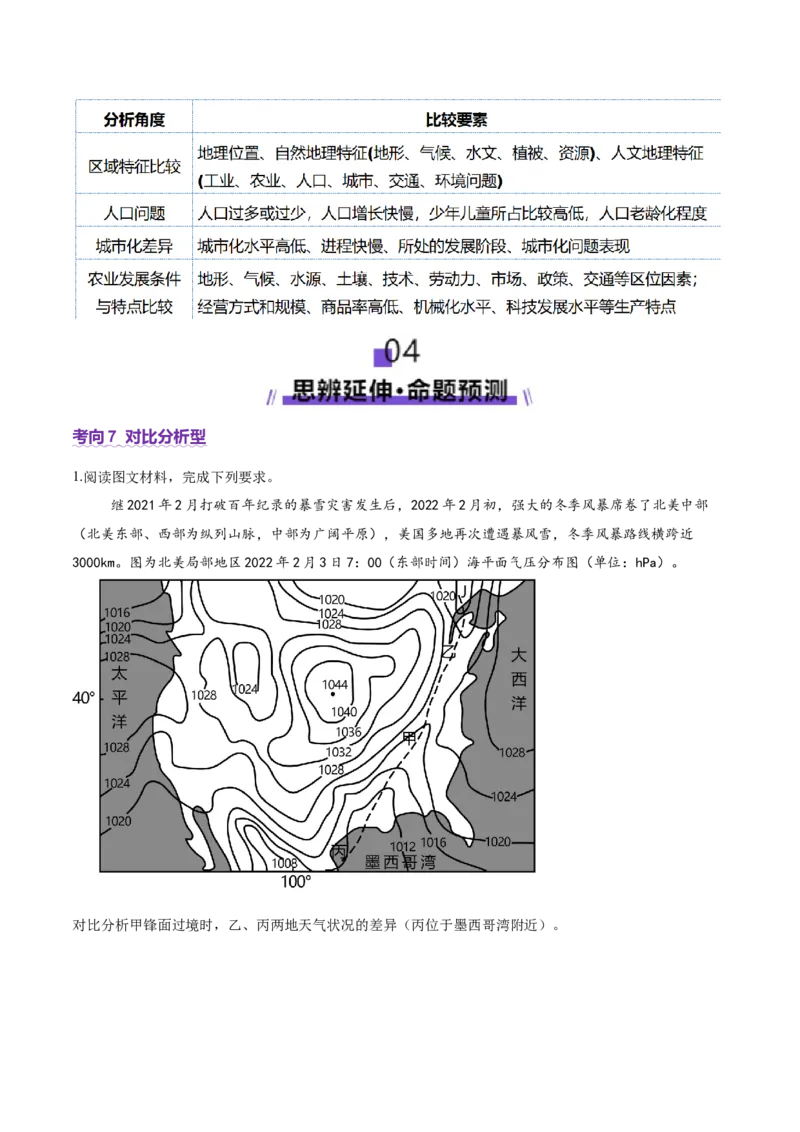 专题02非选择题攻略（讲义）（原卷版）_2025年新高考资料_二轮复习_上好课2025年高考地理二轮复习讲练测（新高考通用）3381954