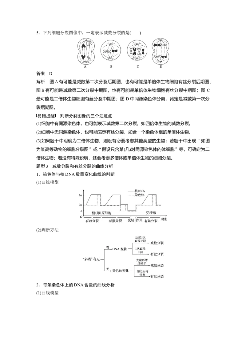 2022年高考生物一轮复习第4单元第12讲　减数分裂和受精作用_新高考复习资料_2022年新高考复习资料_2022年一轮复习最新版_1.2022年高考生物一轮复习全国通用版