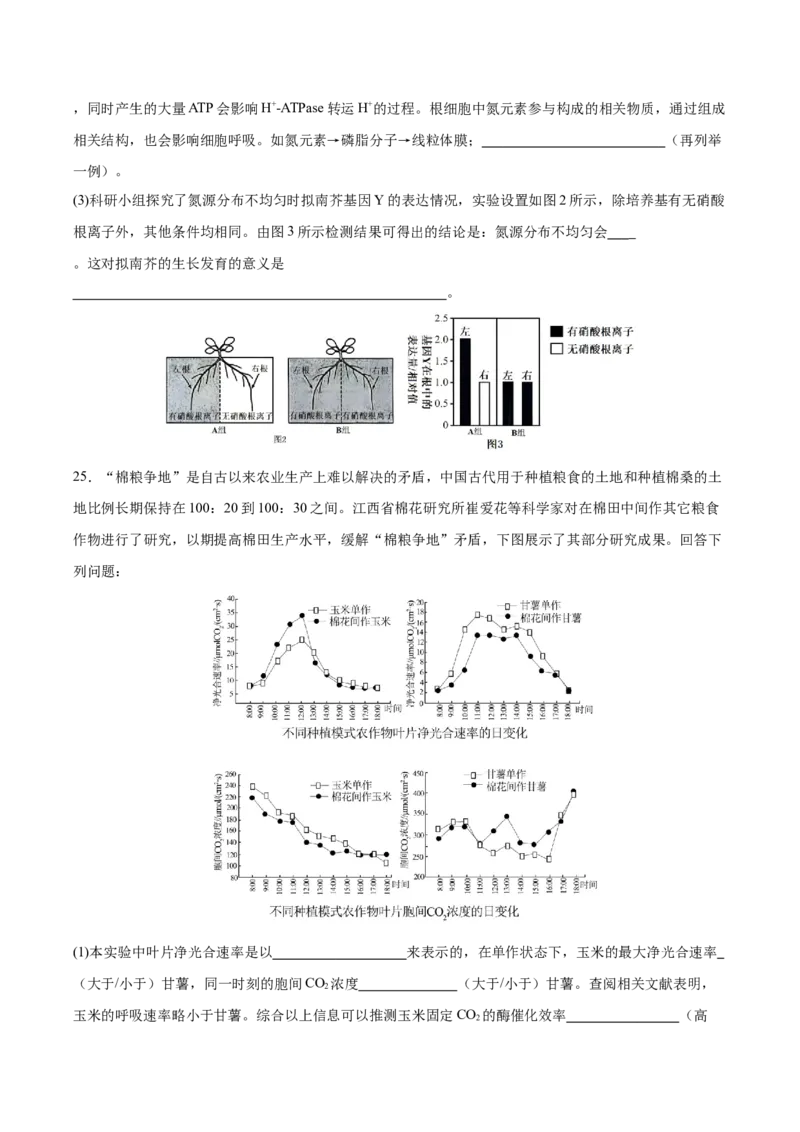 生物-2024年高考考前最后一课_2024年新高考资料_5.2024三轮冲刺_生物（含PDF版，可直接打印）-2024年高考考前最后一课
