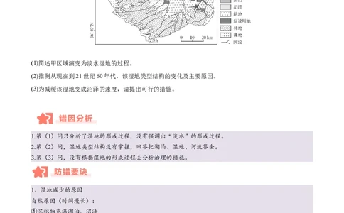 专题11资源、环境与发展易错提分（2大易错点）（原卷版）_2025年新高考资料_二轮复习_01高考语文等多个文件_2025年高三地理高考二轮复习专项提升_易错专练