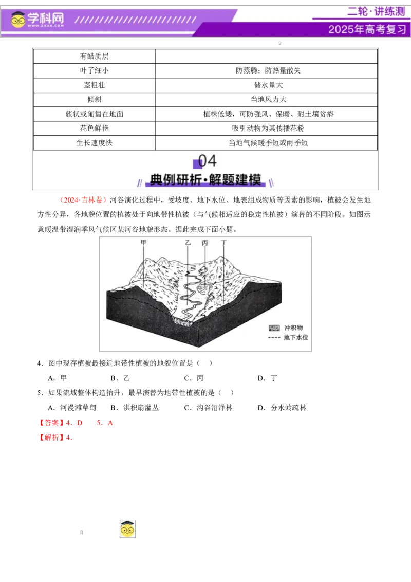 专题06自然地理环境的整体性与差异性（讲义）（解析版）_2025年新高考资料_二轮复习_上好课2025年高考地理二轮复习讲练测（新高考通用）3381954