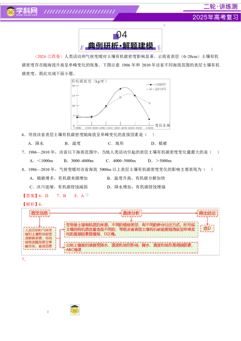 专题06自然地理环境的整体性与差异性（讲义）（解析版）_2025年新高考资料_二轮复习_上好课2025年高考地理二轮复习讲练测（新高考通用）3381954