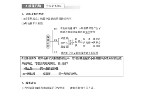 2023年高考生物一轮复习（全国版）第8单元第4课时　激素与内分泌系统、激素调节的过程_通用版（老高考）复习资料_2023年复习资料_一轮复习_2023年高考生物一轮复习讲义+课件（全国版）
