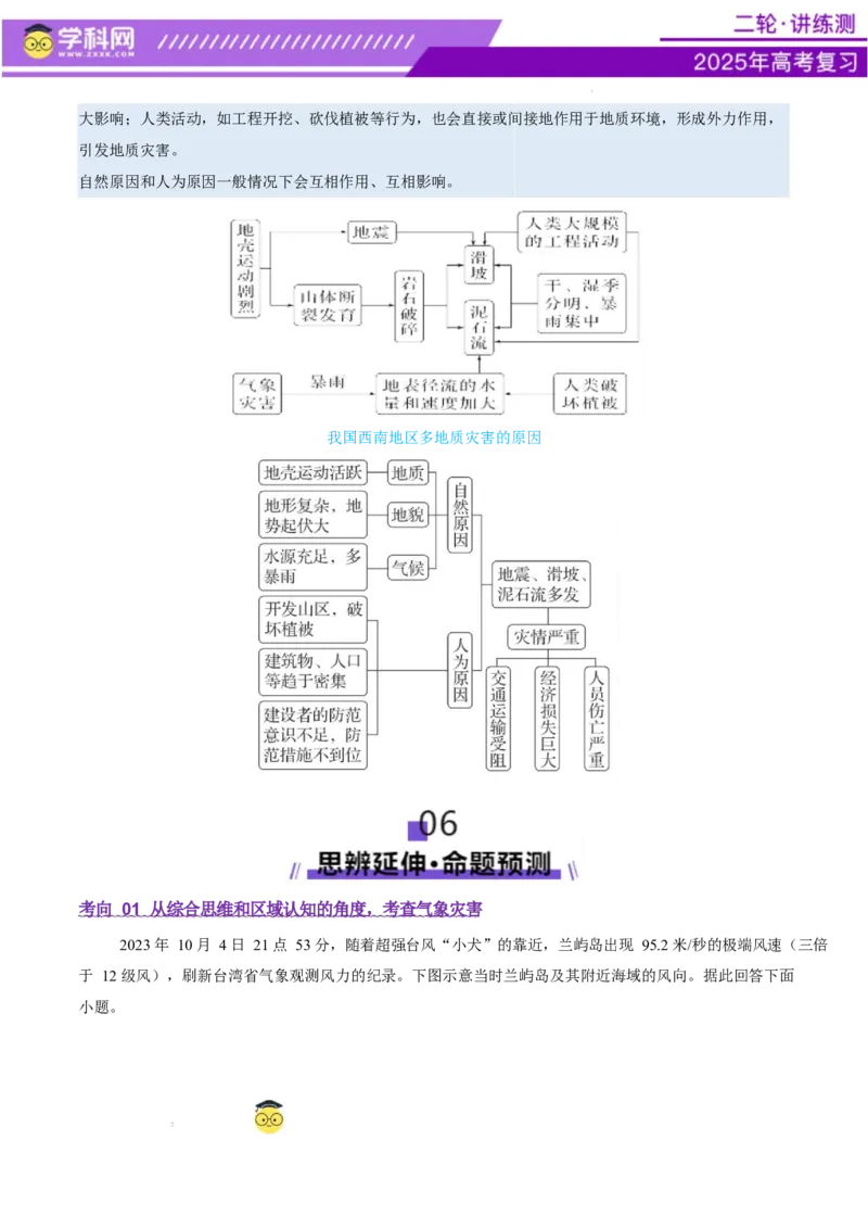 专题07自然灾害（讲义）（解析版）_2025年新高考资料_二轮复习_上好课2025年高考地理二轮复习讲练测（新高考通用）3381954