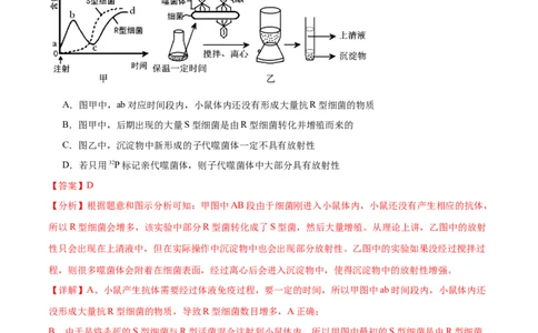 第09讲遗传的分子基础（练习）（解析版）_2024年新高考资料_2.2024二轮复习_2024年高考生物二轮复习讲练测（新教材新高考）
