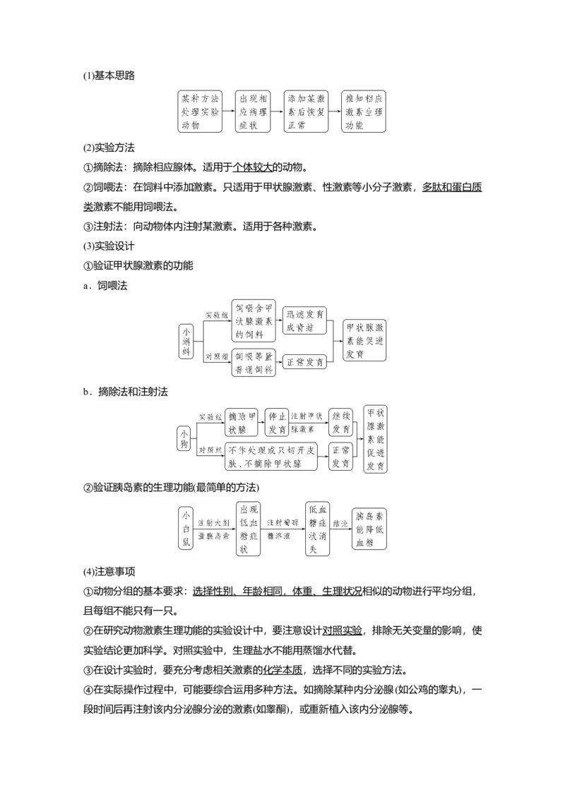2023年高考生物一轮复习（新人教新高考）第8单元第4课时　激素与内分泌系统、激素调节的过程_新高考复习资料_2023年新高考复习资料_一轮复习_2023年新高考大一轮复习讲义