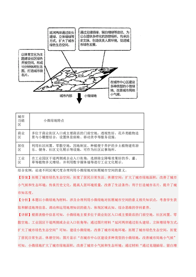 专题09乡村与城镇（解析版）_2025年新高考资料_二轮复习_01高考语文等多个文件_2025年高三地理高考二轮复习专项提升_重点&middot;难点&middot;热点专练（分地区）_北京专用
