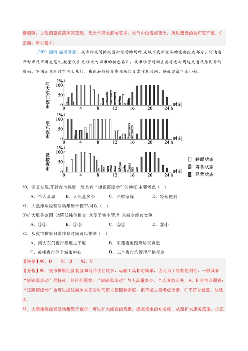 专题12区域发展解析版_2025年新高考资料_二轮复习_2025年高三地理高考二轮复习专项提升（新高考通用）3405802_真题演练