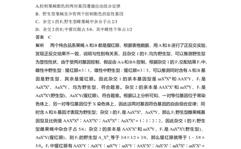 2023年高考生物二轮复习（全国版）第1篇专题突破专题4考点3　伴性遗传与人类遗传病_通用版（老高考）复习资料_2023年复习资料_二轮复习_2023年高考生物二轮复习讲义+课件（全国版）