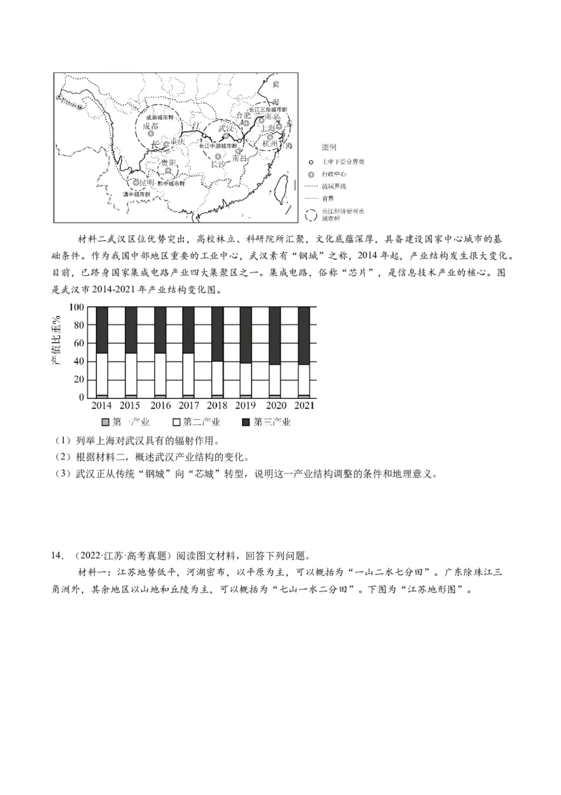 专题13不同类型区域的发展（原卷版）_2025年新高考资料_二轮复习_01高考语文等多个文件_2025年高三地理高考二轮复习专项提升_重点&middot;难点&middot;热点专练（分地区）_北京专用