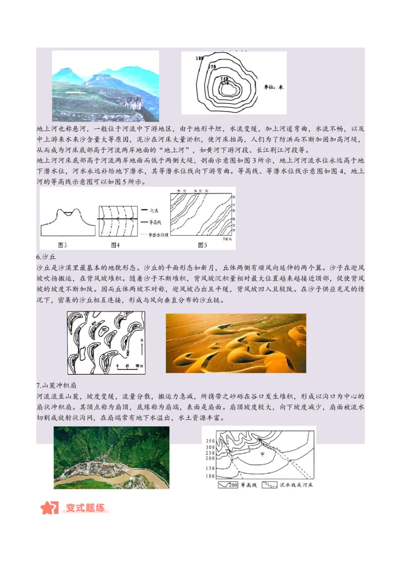 专题01等高线易错提分（5大易错点）（原卷版）_2025年新高考资料_二轮复习_2025年高三地理高考二轮复习专项提升（新高考通用）3405802_易错专练