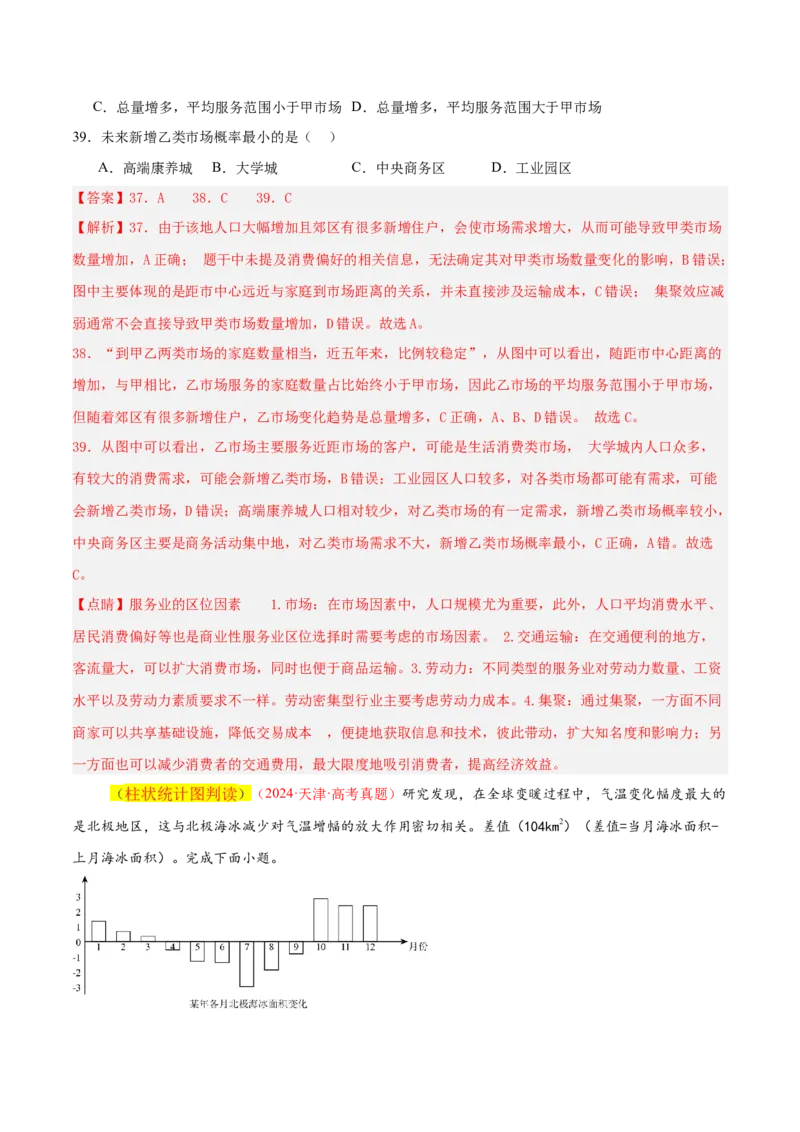 专题04图表攻略（练习）（解析版）_2025年新高考资料_二轮复习_01高考语文等多个文件_上好课2025年高考地理二轮复习讲练测（新高考通用）_第二部分题型突破