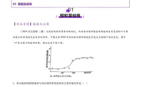 专题06自然地理环境的整体性与差异性（练习）（解析版）_2025年新高考资料_二轮复习_01高考语文等多个文件_上好课2025年高考地理二轮复习讲练测（新高考通用）
