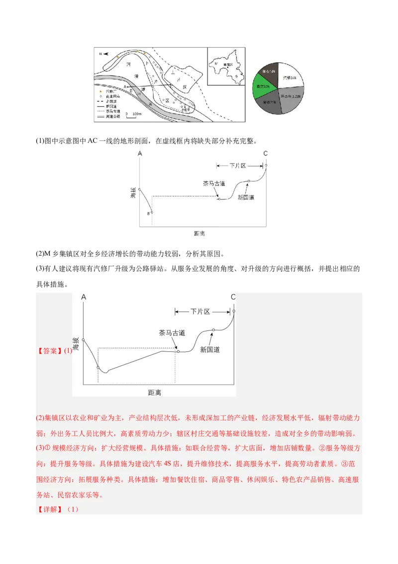 专题10工业和服务业+解析版_2025年新高考资料_二轮复习_01高考语文等多个文件_2025年高三地理高考二轮复习专项提升_真题演练