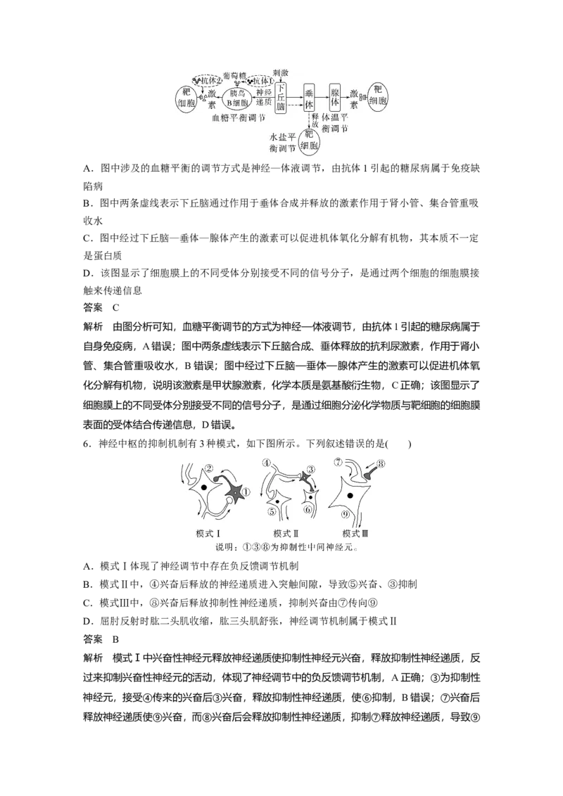 2023年高考生物二轮复习（全国版）第1篇专题突破专题6专题强化练_通用版（老高考）复习资料_2023年复习资料_二轮复习_2023年高考生物二轮复习讲义+课件（全国版）