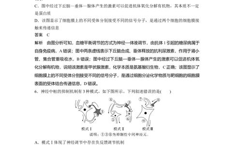 2023年高考生物二轮复习（全国版）第1篇专题突破专题6专题强化练_通用版（老高考）复习资料_2023年复习资料_二轮复习_2023年高考生物二轮复习讲义+课件（全国版）