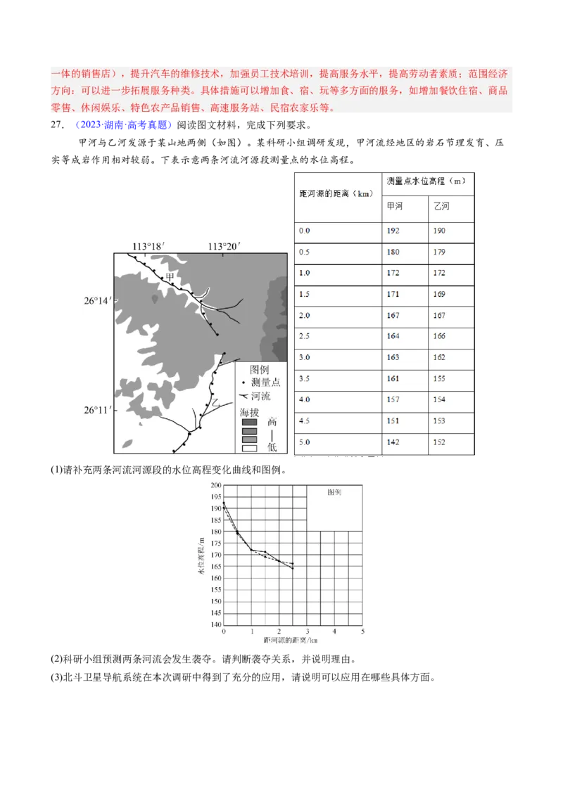 专题01地球与地图-好题汇编五年（2020-2024）高考地理真题分类汇编（解析版）_2025年新高考资料_二轮复习_2025年高三地理高考二轮复习专项提升（新高考通用）3405802_真题演练