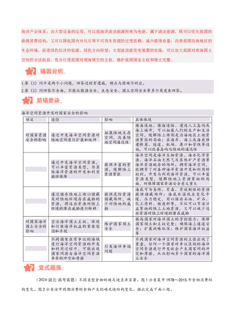 专题11资源、环境与发展易错提分（2大易错点）（解析版）_2025年新高考资料_二轮复习_01高考语文等多个文件_2025年高三地理高考二轮复习专项提升_易错专练