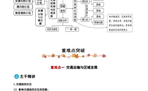 专题10区际联系与区域协调发展（原卷版）(1)_2025年新高考资料_二轮复习_2025年高三地理高考二轮复习专项提升（新高考通用）3405802_重点&middot;难点&middot;热点专练（分地区）_黑吉辽专用