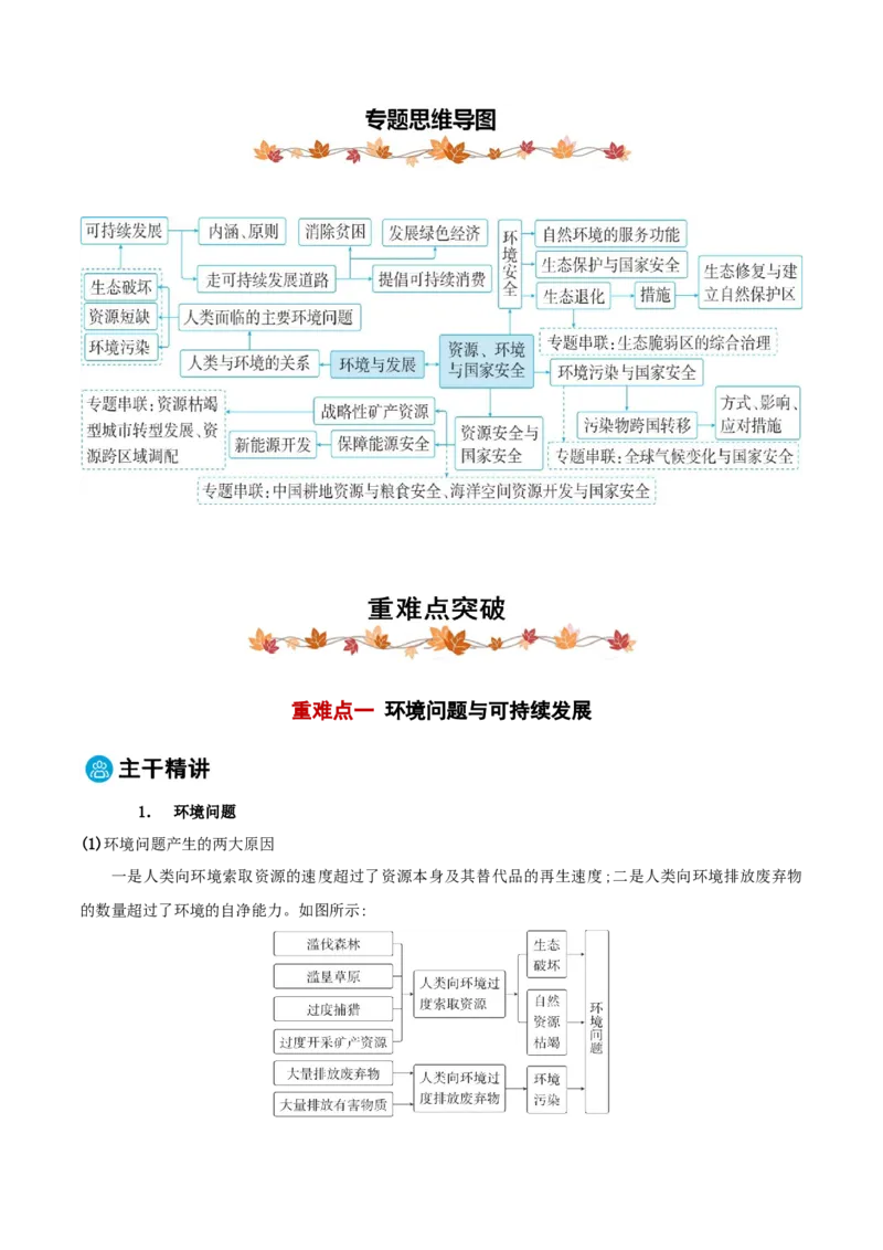 专题11资源、环境与国家安全（解析版）_2025年新高考资料_二轮复习_2025年高三地理高考二轮复习专项提升（新高考通用）3405802_重点&middot;难点&middot;热点专练（分地区）_黑吉辽专用