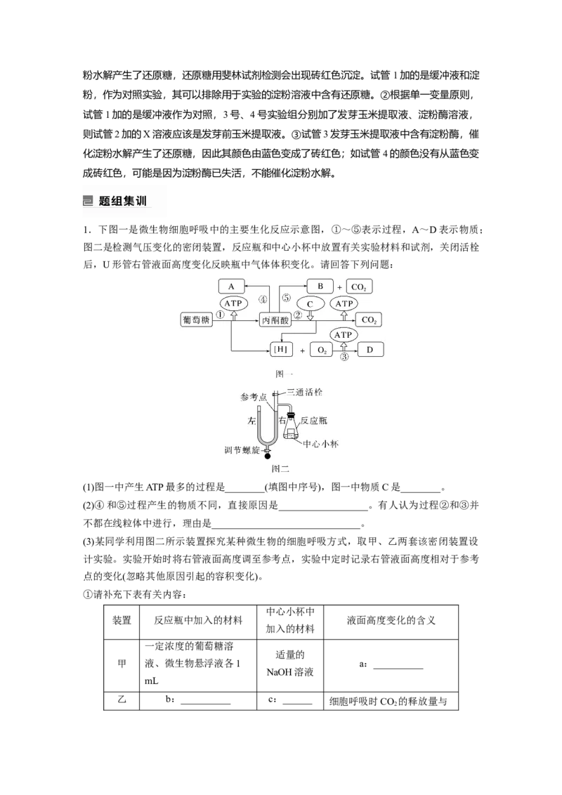 2023年高考生物二轮复习（全国版）第1篇专题突破专题8考点3　实验步骤或思路的分析、设计与结果和结论预测_通用版（老高考）复习资料_2023年复习资料_二轮复习