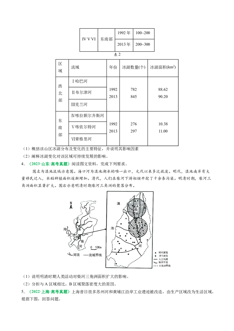 专题13地理事物空间分布特征描述（原卷版）_2025年新高考资料_二轮复习_2025年高考地理二轮热点题型归纳与变式演练（新高考通用）3401687