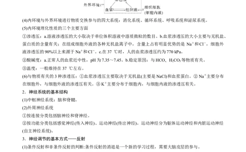 押题点03内环境稳态及三种调节（解析版）_2024年新高考资料_5.2024三轮冲刺_备战2024年高考生物临考题号押题（辽宁、黑龙江、吉林专用）322857720