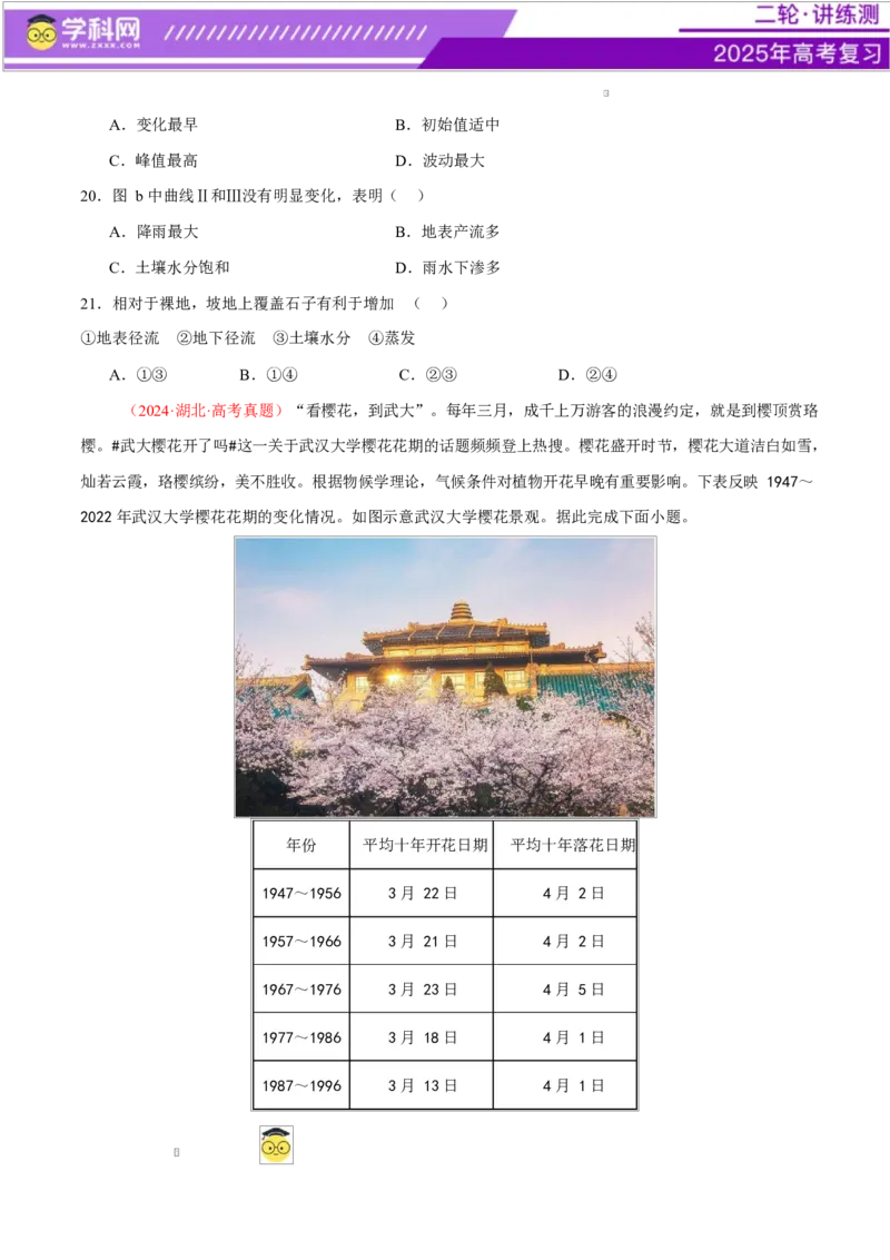 专题06自然地理环境的整体性与差异性（练习）（原卷版）_2025年新高考资料_二轮复习_上好课2025年高考地理二轮复习讲练测（新高考通用）3381954