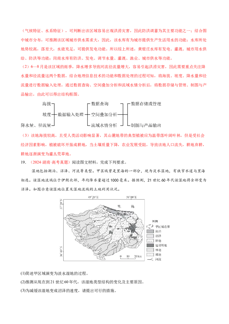 专题1核心素养（练习）（解析版）_2025年新高考资料_二轮复习_01高考语文等多个文件_上好课2025年高考地理二轮复习讲练测（新高考通用）_第三部分素能提升