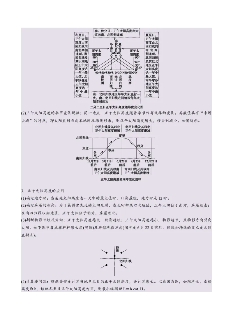 专题02地球运动易错提分（4大易错点）（原卷版）_2025年新高考资料_二轮复习_01高考语文等多个文件_2025年高三地理高考二轮复习专项提升_易错专练