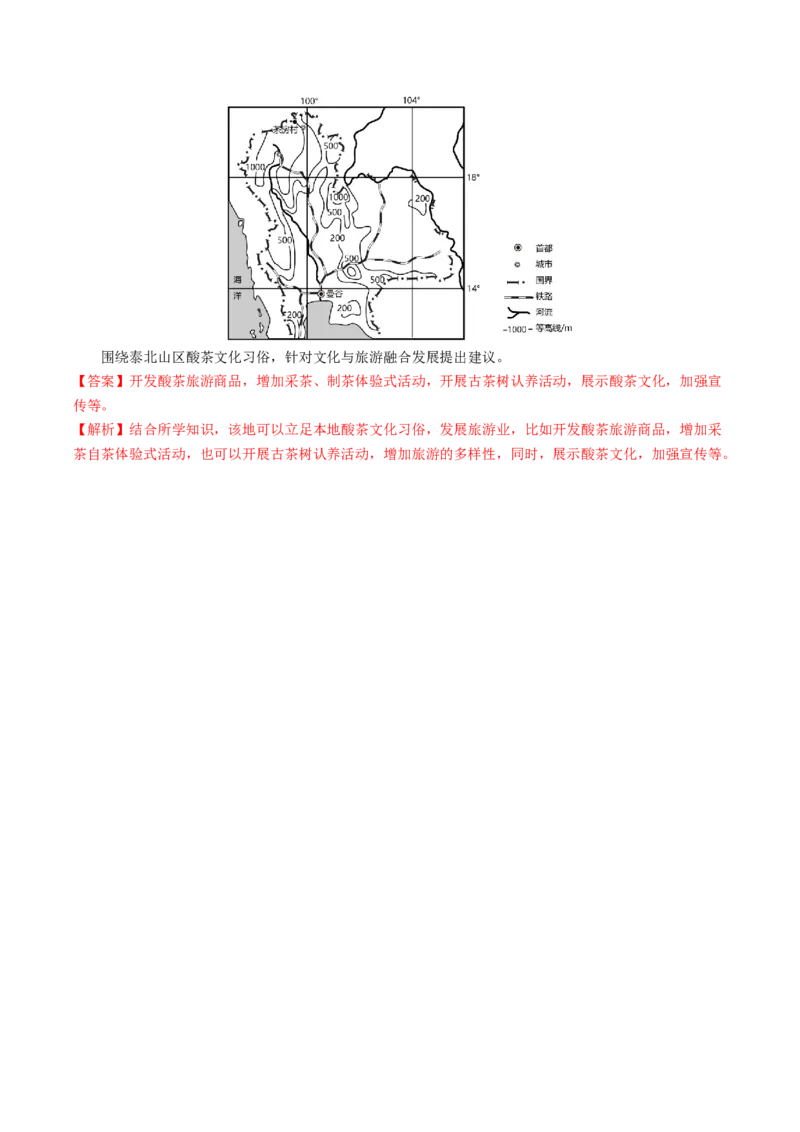 专题25服务业区位因素及发展措施的描述方法与技巧（解析版）_2025年新高考资料_二轮复习_01高考语文等多个文件_2025年高三地理高考二轮复习专项提升_题型专练