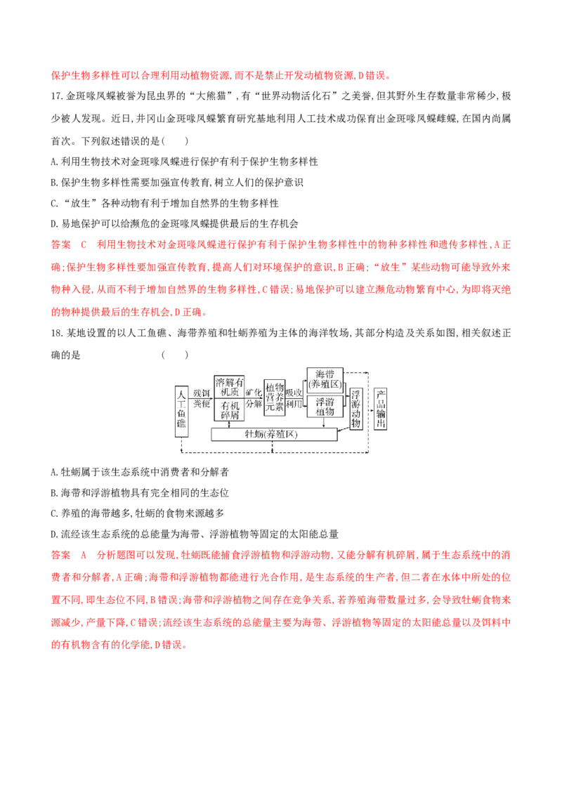 押题点05生态系统与环境保护（解析版）_2024年新高考资料_5.2024三轮冲刺_备战2024年高考生物临考题号押题（辽宁、黑龙江、吉林专用）322857720