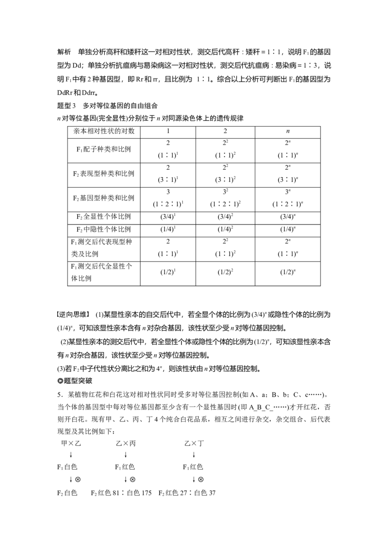 2022年高考生物一轮复习第5单元第15讲　基因的自由组合定律_新高考复习资料_2022年新高考复习资料_2022年一轮复习最新版_1.2022年高考生物一轮复习全国通用版