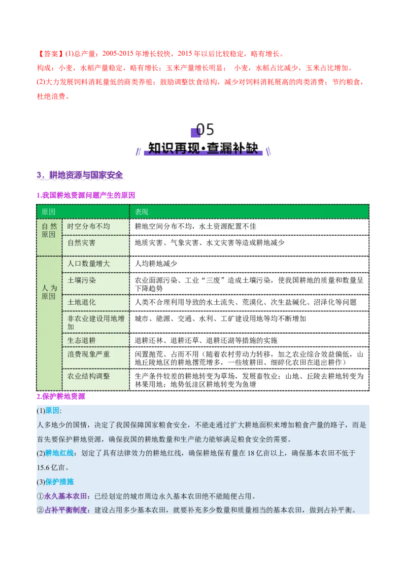专题11资源、环境与国家安全（讲义）（解析版）_2025年新高考资料_二轮复习_01高考语文等多个文件_2025年高三地理高考二轮复习专项提升_二轮讲义