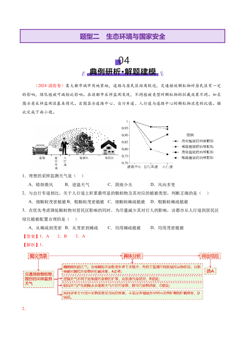 专题11资源、环境与国家安全（讲义）（解析版）_2025年新高考资料_二轮复习_01高考语文等多个文件_2025年高三地理高考二轮复习专项提升_二轮讲义