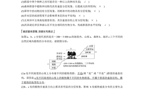2022年高考生物一轮复习第9单元第29讲　群落的结构与演替_新高考复习资料_2022年新高考复习资料_2022年一轮复习最新版_1.2022年高考生物一轮复习全国通用版