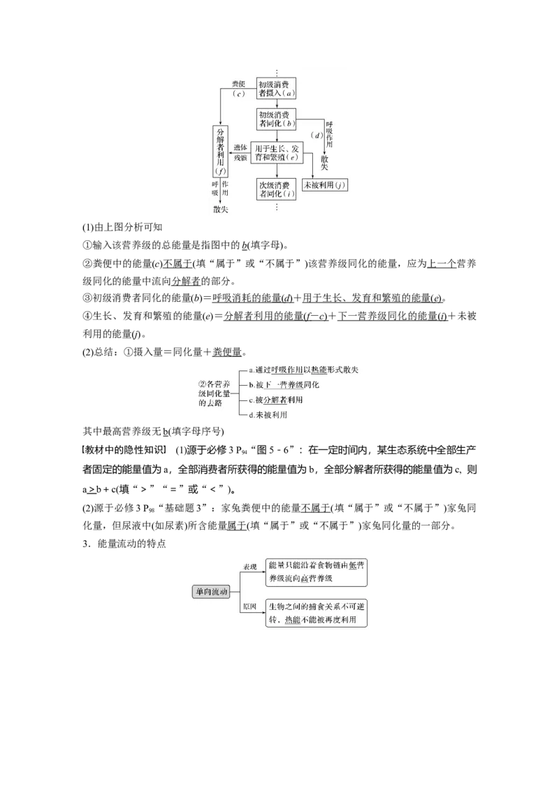 2022年高考生物一轮复习第9单元第30讲　生态系统的结构与能量流动_新高考复习资料_2022年新高考复习资料_2022年一轮复习最新版_1.2022年高考生物一轮复习全国通用版