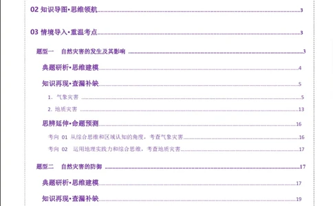 专题07自然灾害（讲义）（原卷版）_2025年新高考资料_二轮复习_上好课2025年高考地理二轮复习讲练测（新高考通用）3381954