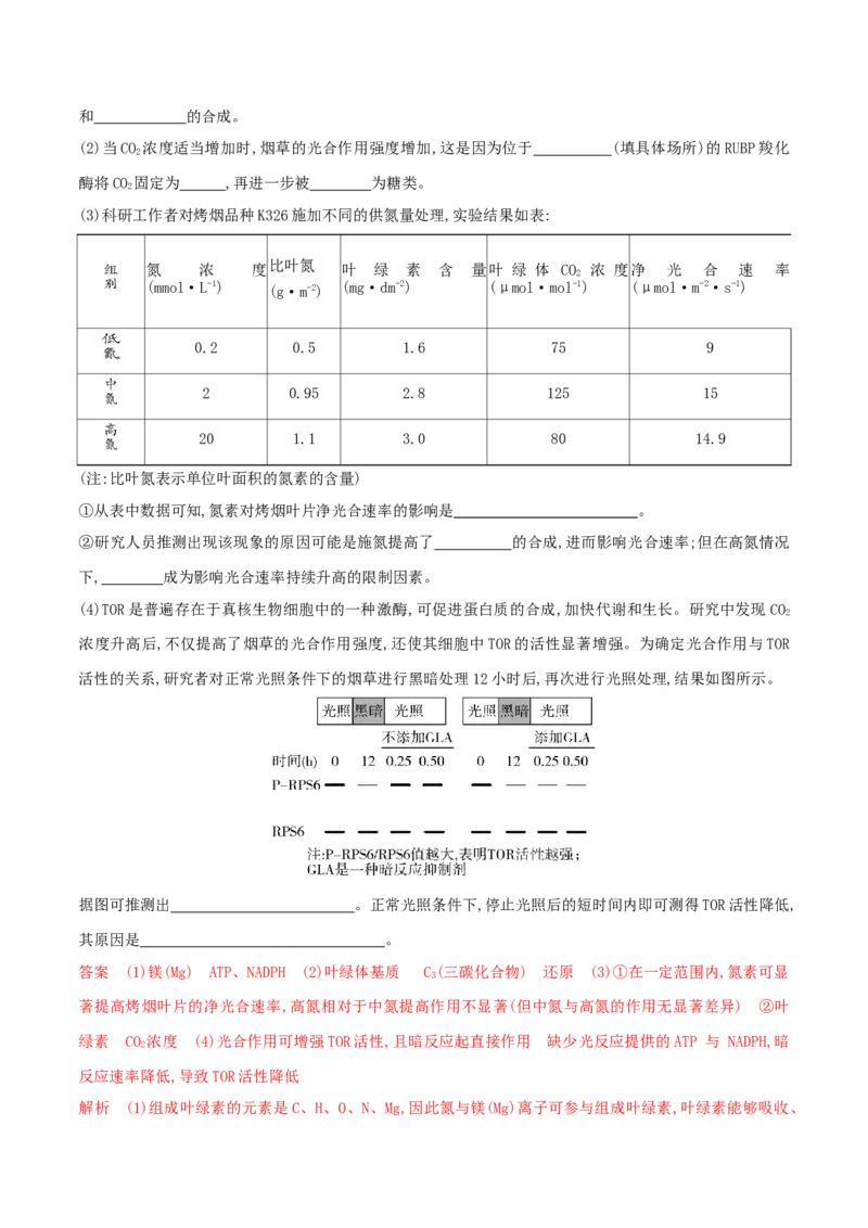 押第21题细胞代谢模块（解析版）_2024年新高考资料_5.2024三轮冲刺_备战2024年高考生物临考题号押题（辽宁、黑龙江、吉林专用）322857720