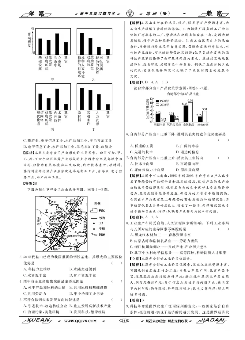专题05&ldquo;组合排序类&rdquo;选择题答题技巧（解析版）_新高考复习资料_2024年新高考复习资料_二轮复习资料_2024年高考地理二轮热点题型归纳与变式演练（新高考通用）_教师版（含答案解析）