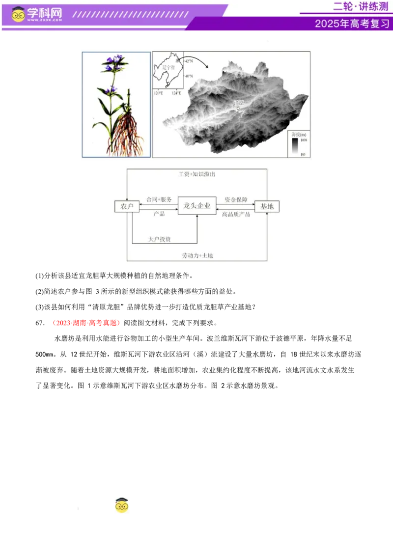 专题09产业区位与产业发展（练习）（原卷版）_2025年新高考资料_二轮复习_上好课2025年高考地理二轮复习讲练测（新高考通用）3381954